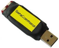 Lettore RFID USB per Tags a 125KHz, emulazione tastiera e RS232