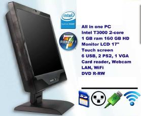PC All in One 17" con monitor touchscreen
